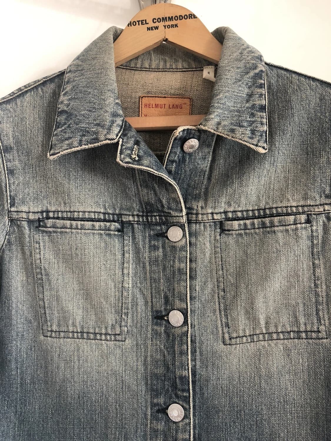 헬무트 랭 빈티지 워시드 데님 자켓 상품이미지2
