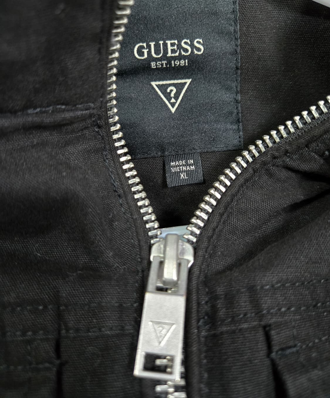 게스 블랙 코튼 헌팅 자켓 워크 자켓 105 상품이미지9