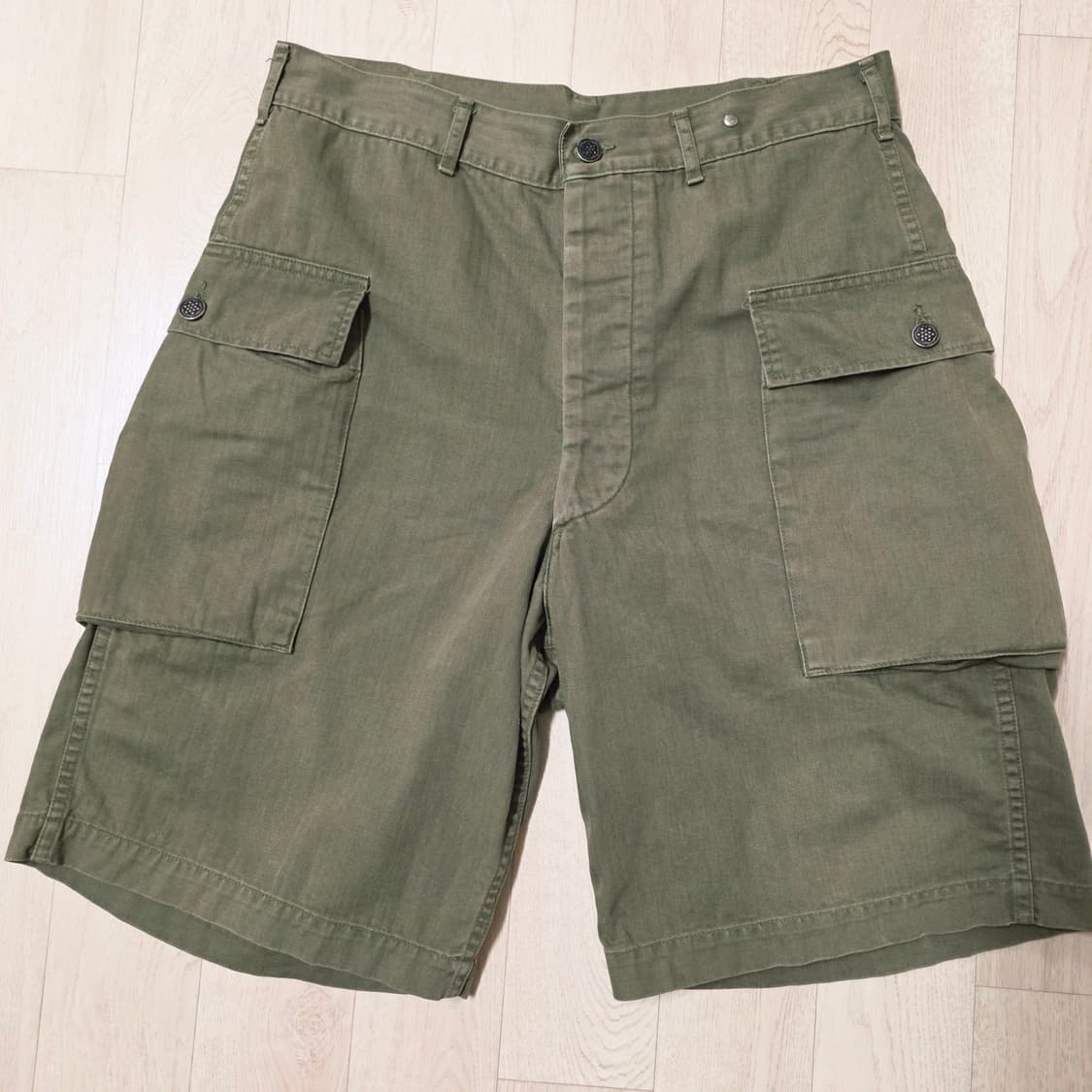 [3] 오어슬로우 US 아미 2포켓 카고 쇼츠 아미그린 orslow 상품이미지6