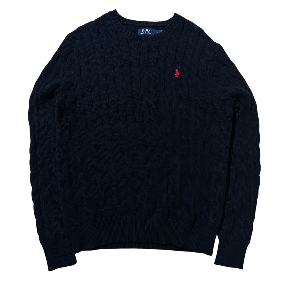 폴로 랄프로렌 케이블 라운드 니트 상품이미지1