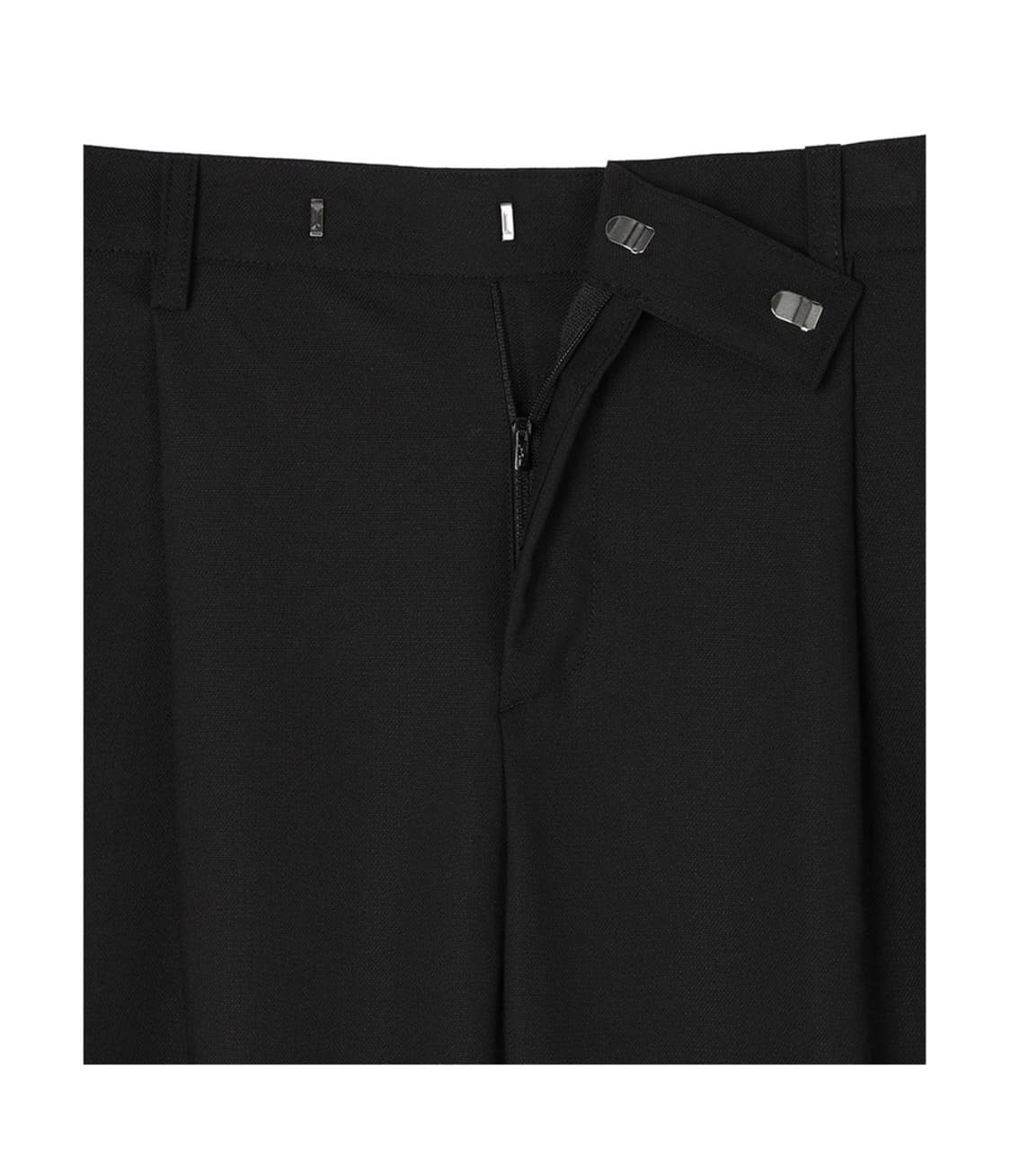 프레리 에어플로우 루즈핏 여름 슬랙스 (BLACK/S) 쿠어주앙옴므효지 상품이미지8