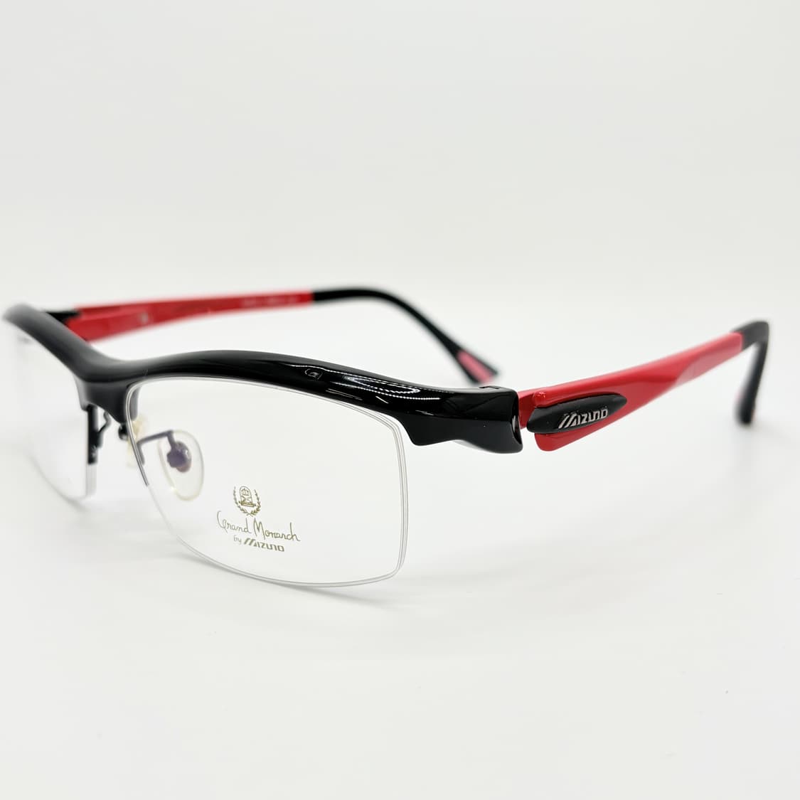 MIZUNO 미즈노 블랙레드 반무테 고글안경 상품이미지4