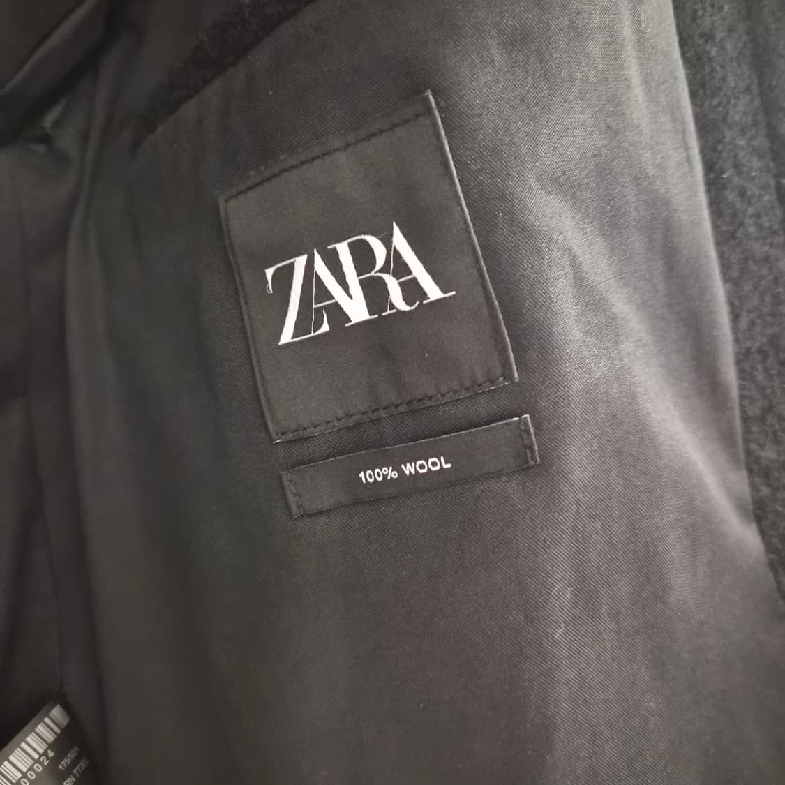 자라 ZARA 부클 텍스처 울 점퍼 38사이즈 상품이미지6