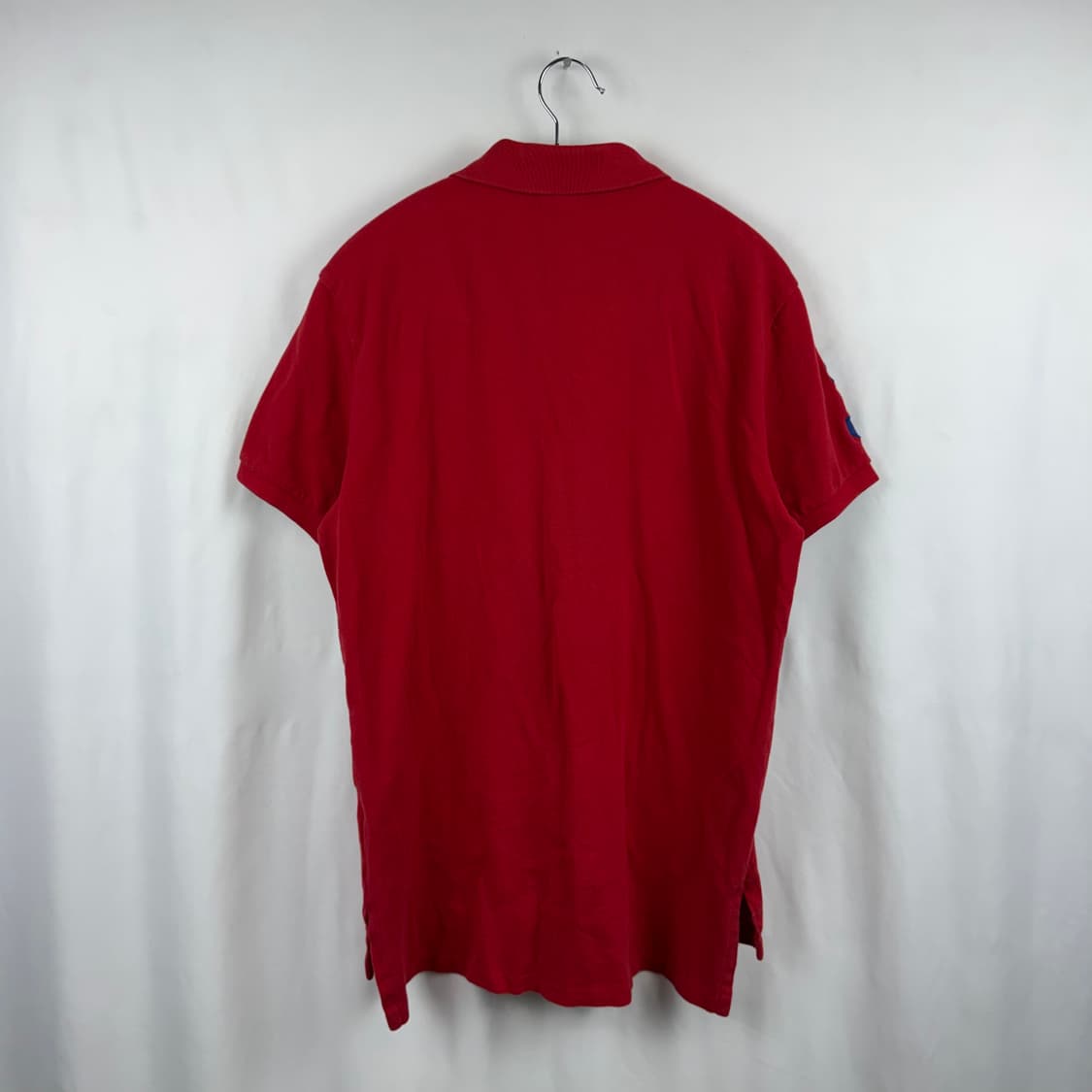 (L) 폴로 랄프로렌 커스텀핏 빅포니 카라 티 레드 상품이미지5