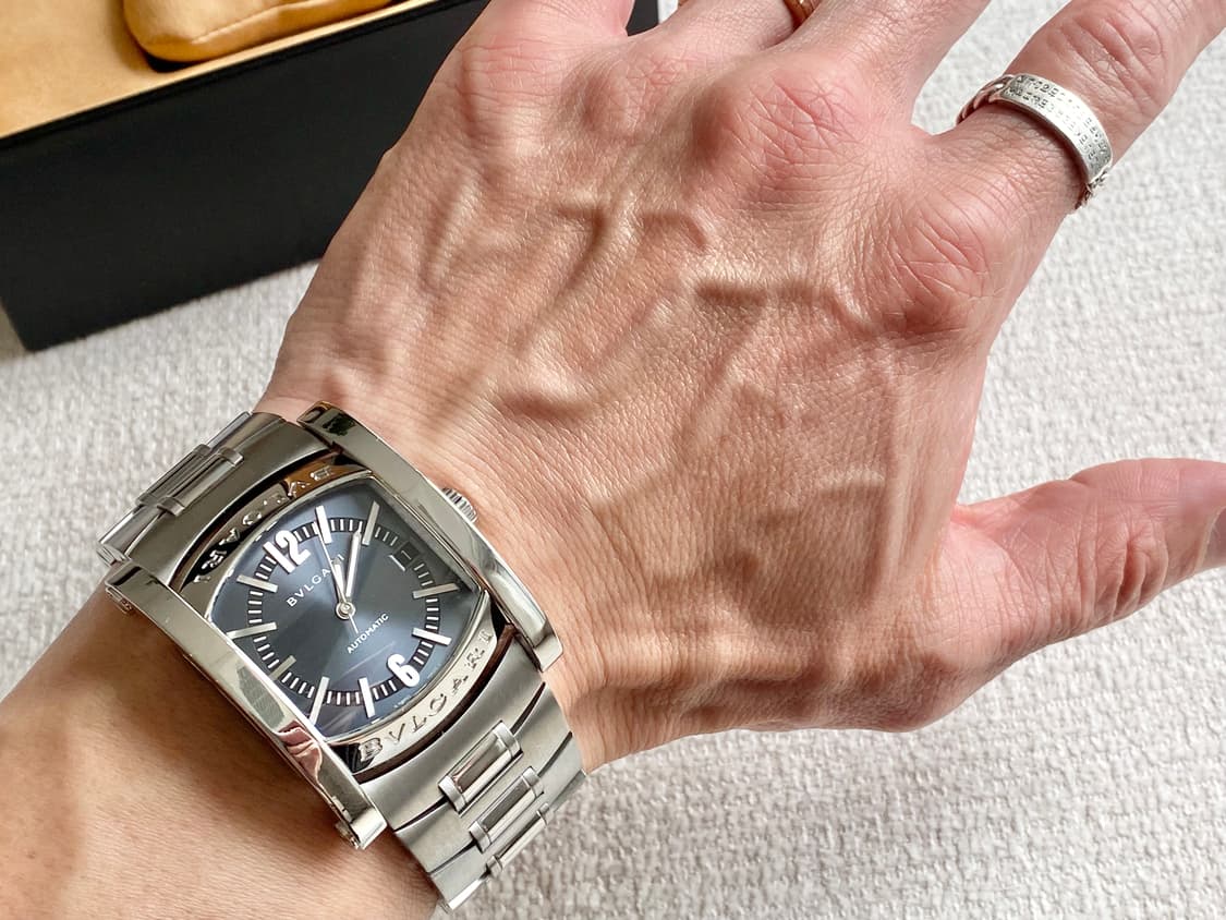 불가리 아시오마 AA44S 44mm 남성용 오토메틱 스틸 상품이미지3