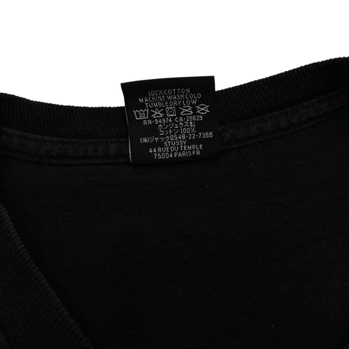 스투시 블랙 반팔 XL 상품이미지6