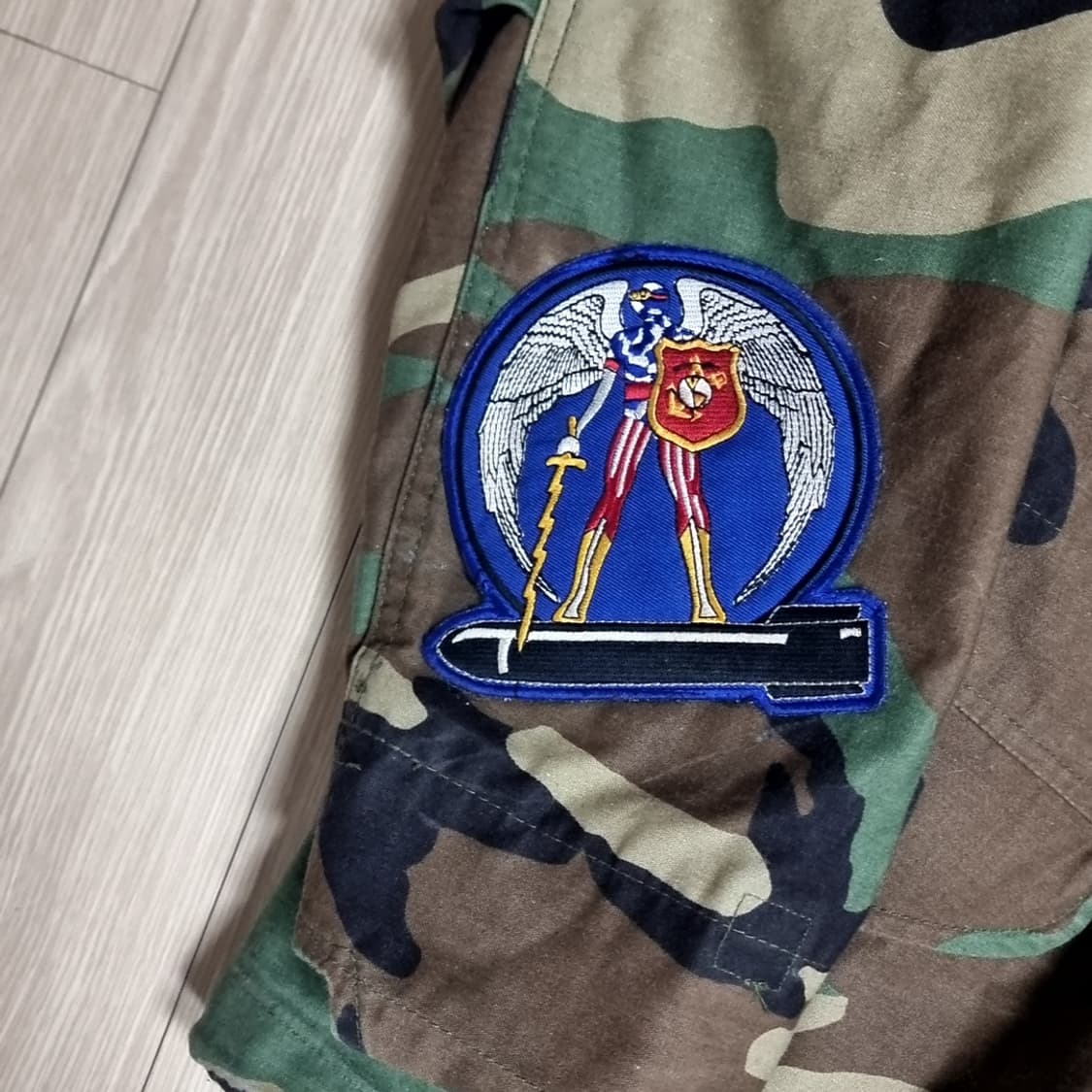 미군 오리지널 우드랜드 카모 M65 필드 자켓(스몰숏) 상품이미지4