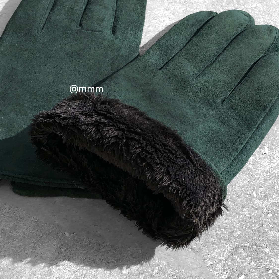 [Unisex] 스웨이드 가죽 장갑 스마트터치 상품이미지8