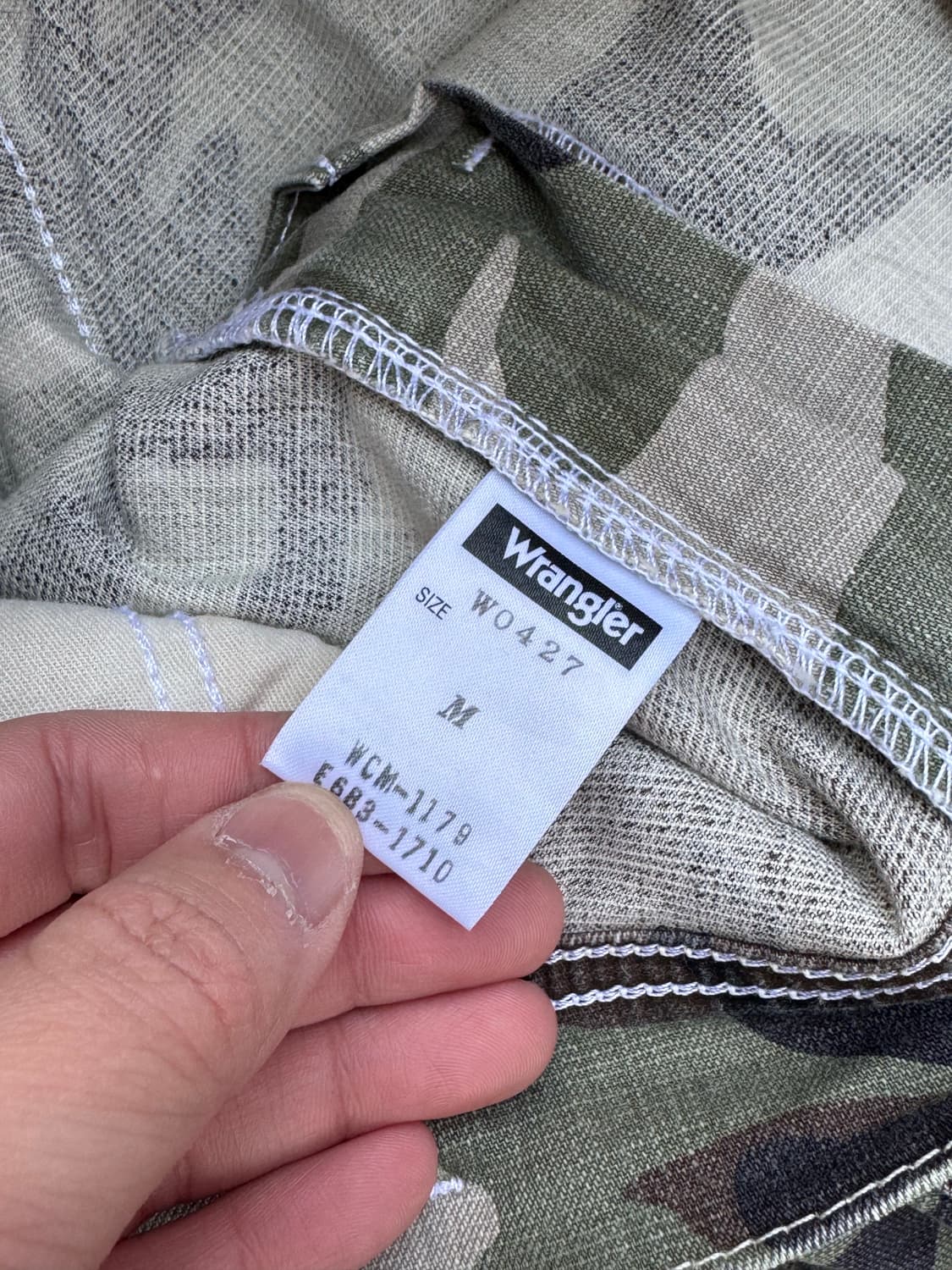 랭글러 카모 웨스턴 부츠컷 팬츠  상품이미지5