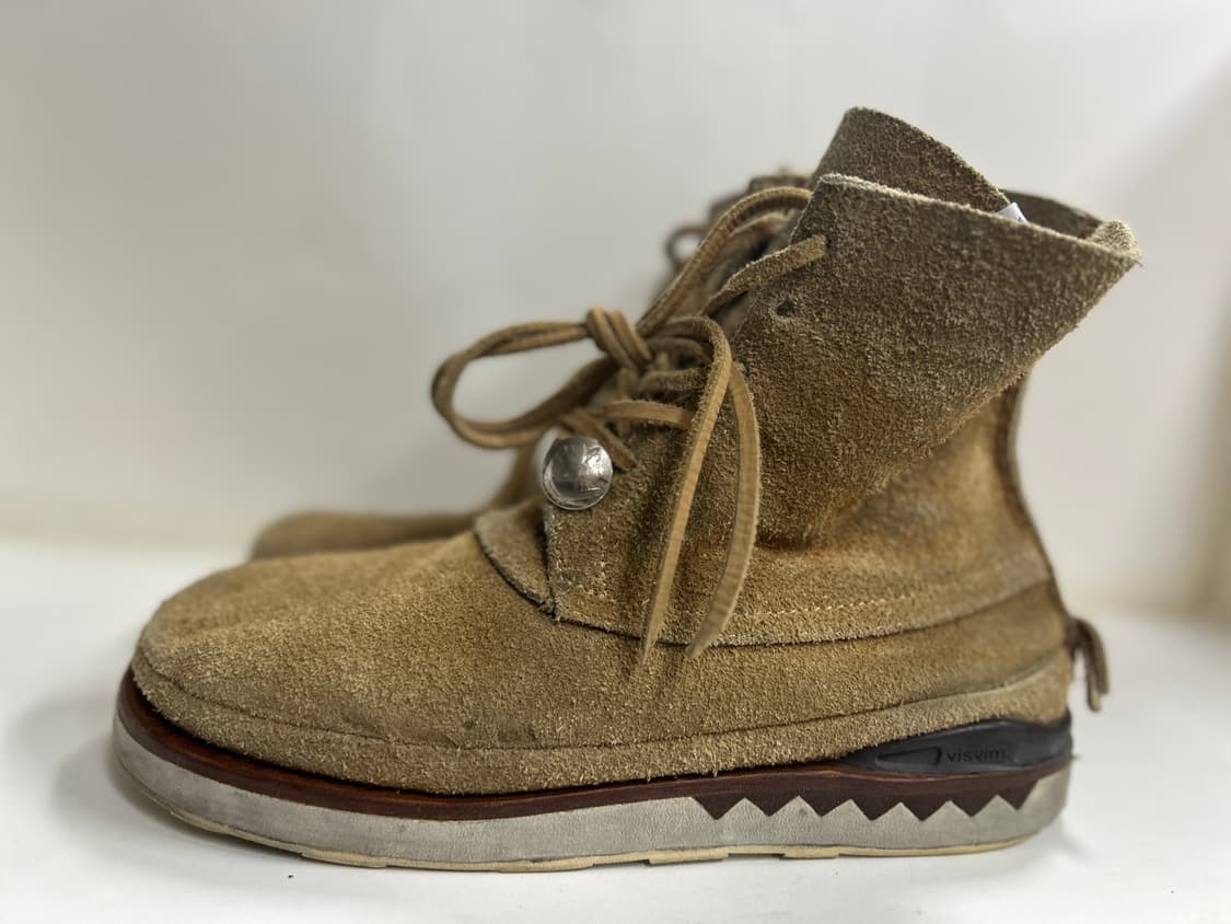 visvim 비즈빔 베이지 그리스목 지퍼 하이 부츠 275 상품이미지1