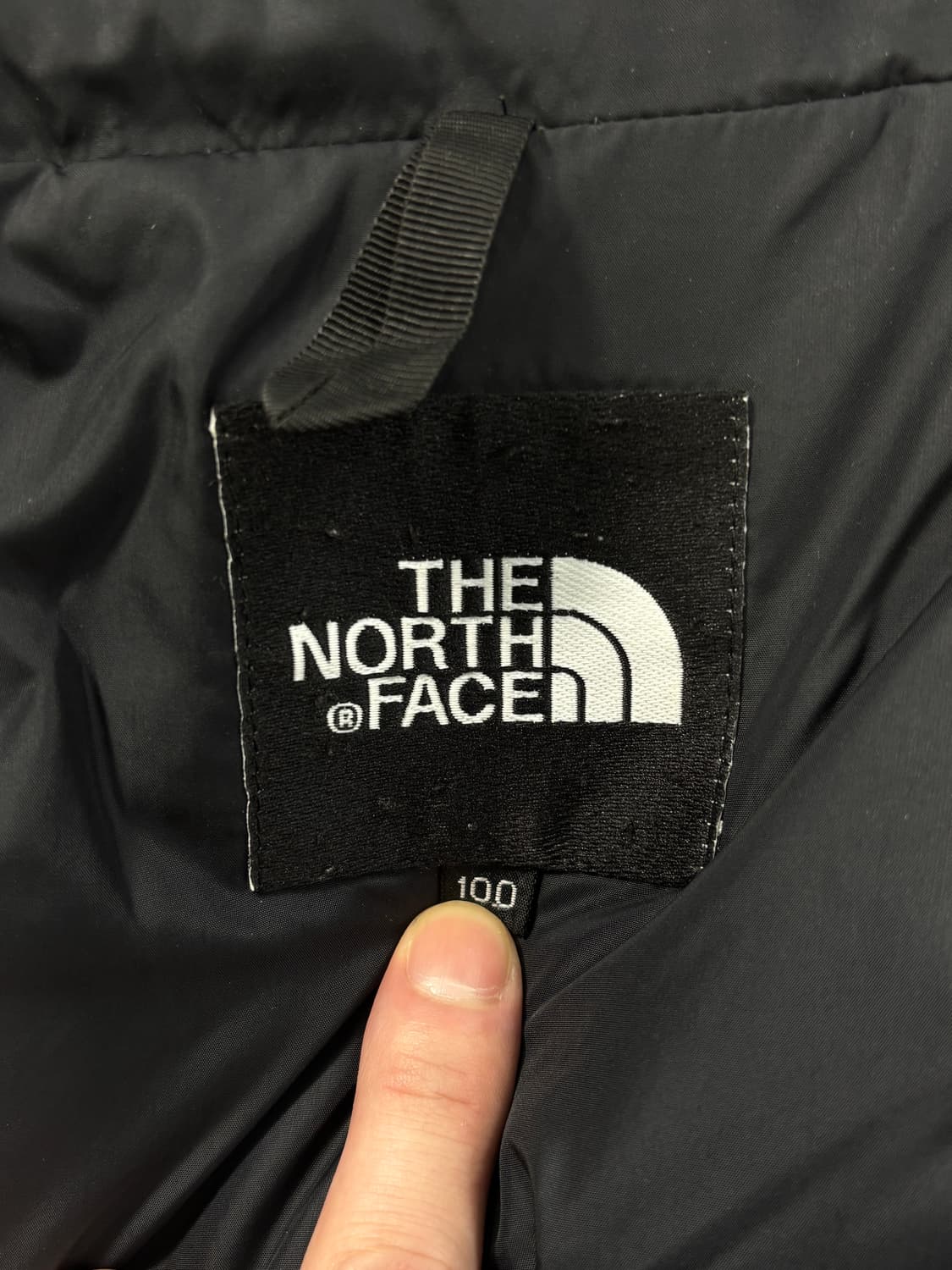 노스페이스 블루 눕시 다운 패딩 L 상품이미지7