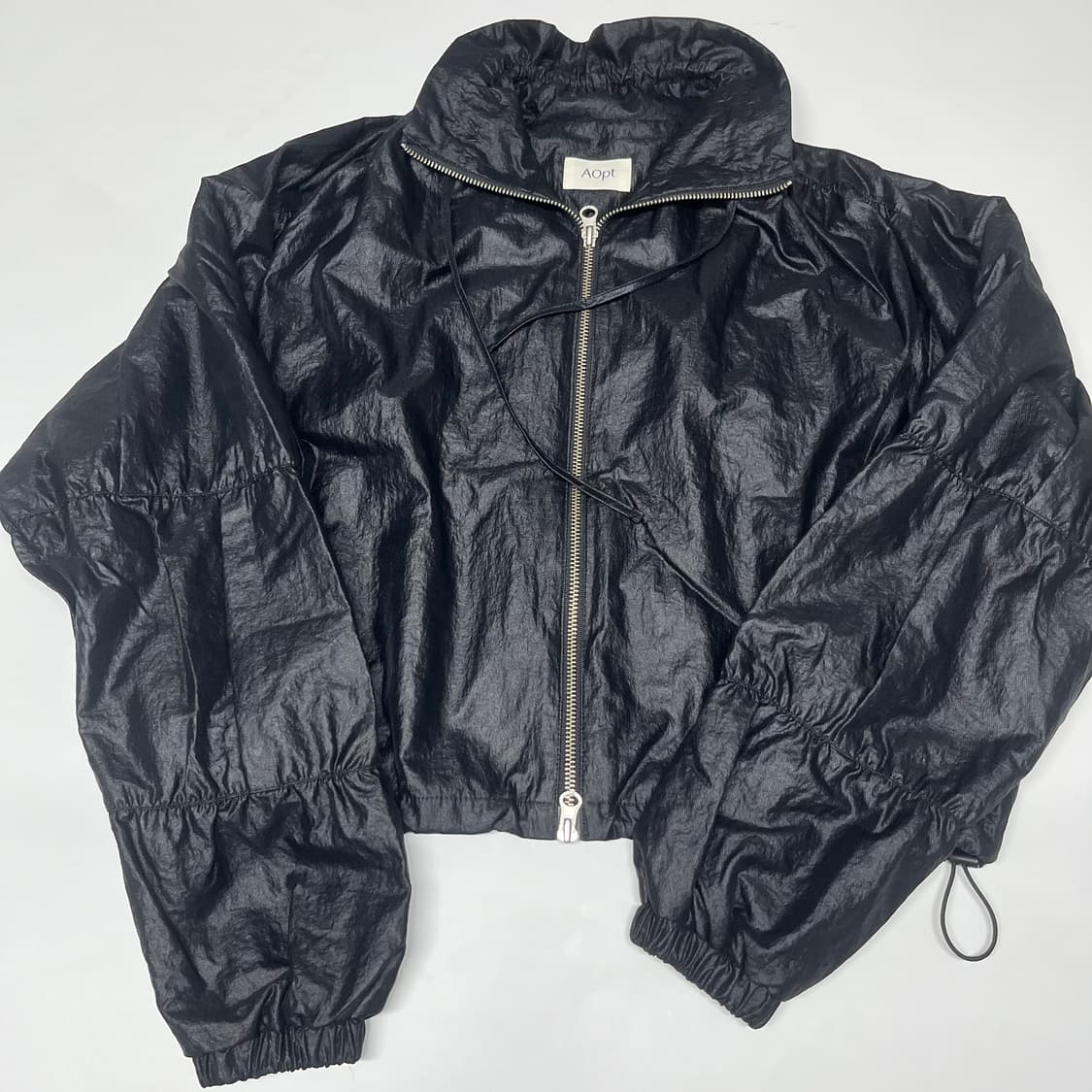 아옵트 HIGH NECK SHIRRING BLOUSON 나일론점퍼 상품이미지2