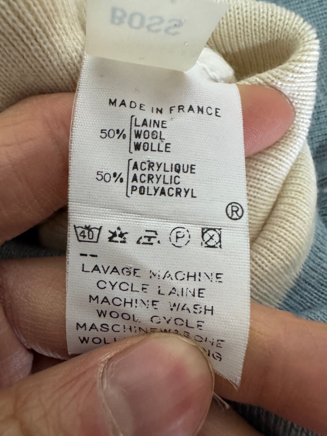 여성 세인트제임스 배색 롱 가디건 상품이미지4