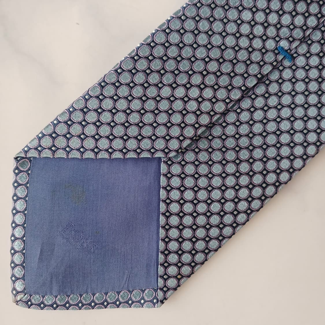 휴고보스 실크 블루 자카드 넥타이 8.4cm A~A+등급 E737 상품이미지6