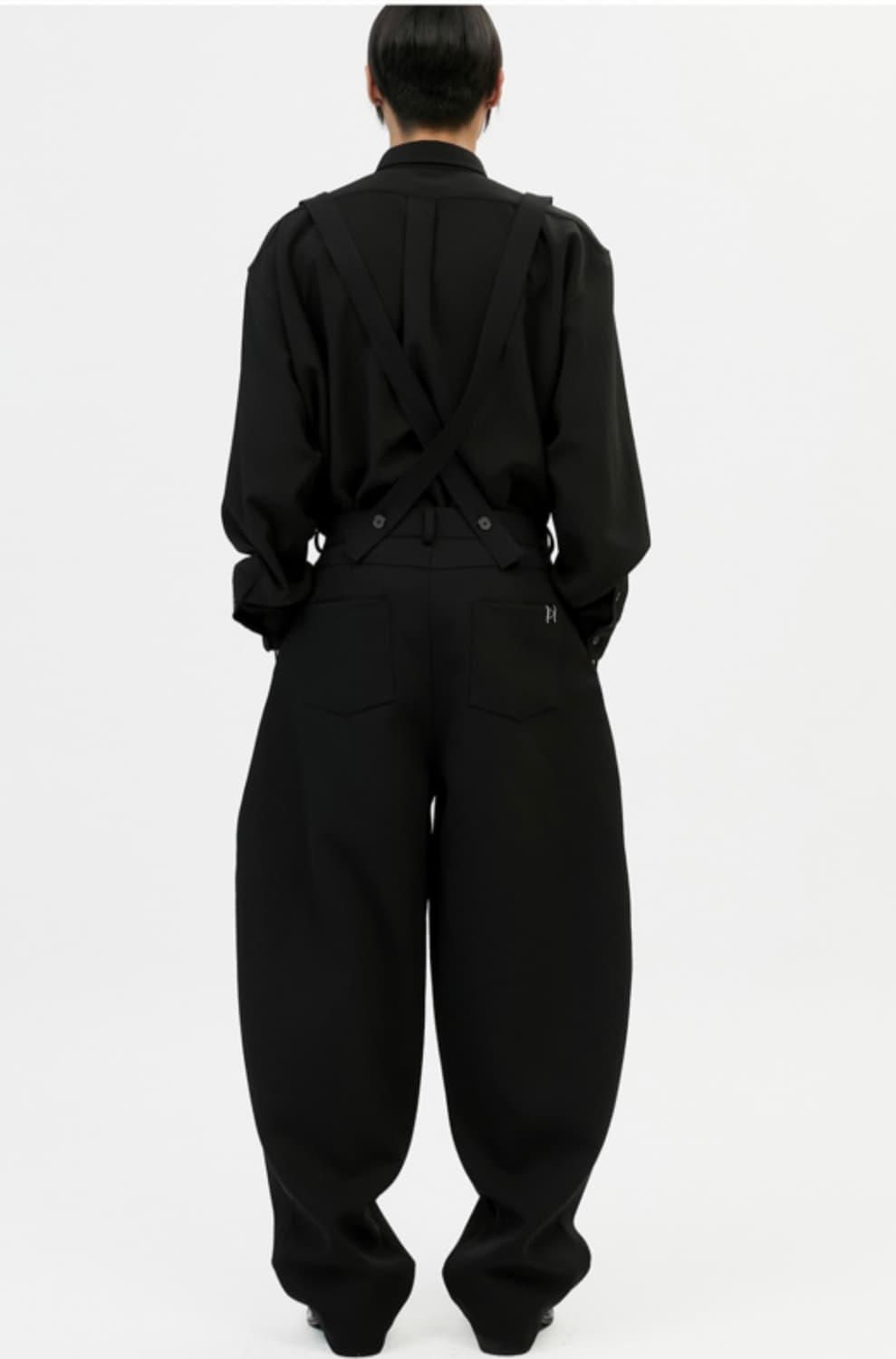 suspender balloon pants(black) 상품이미지3