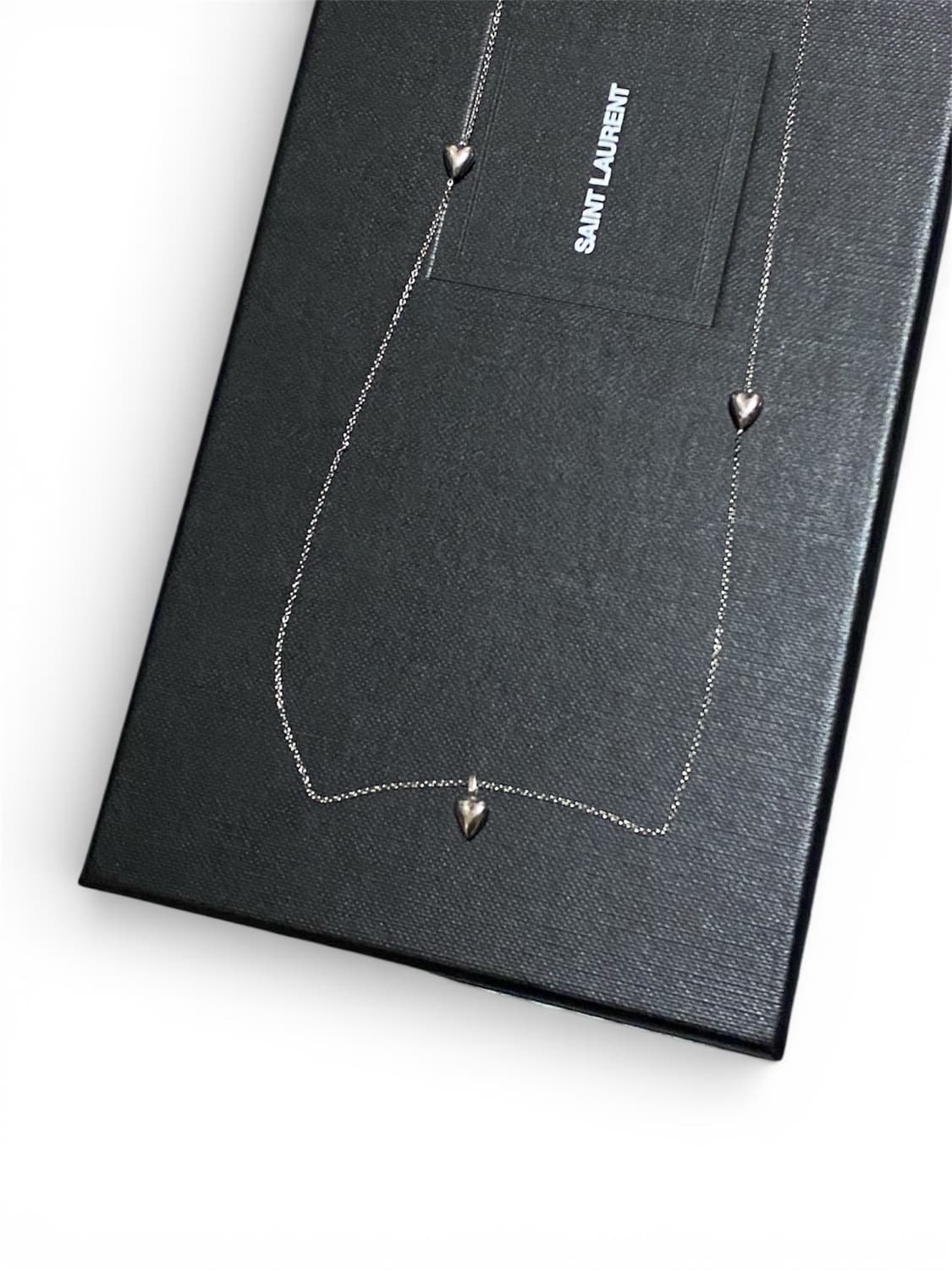 생로랑 하트 펜던트 목걸이 네크리스 상품이미지1