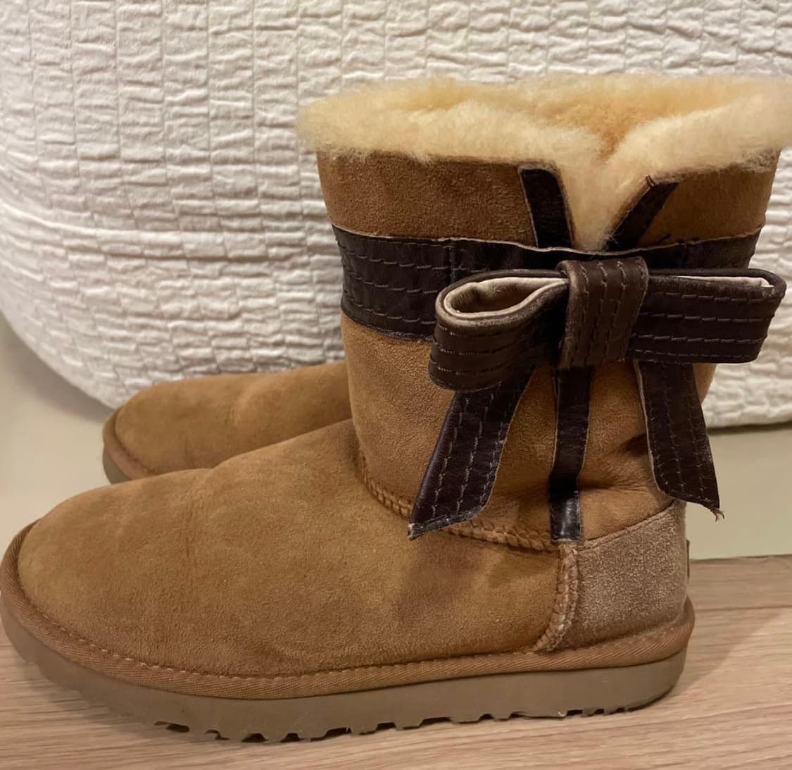 어그부츠 리본 Josette Sheepskin Boots 7사이즈 상품이미지4