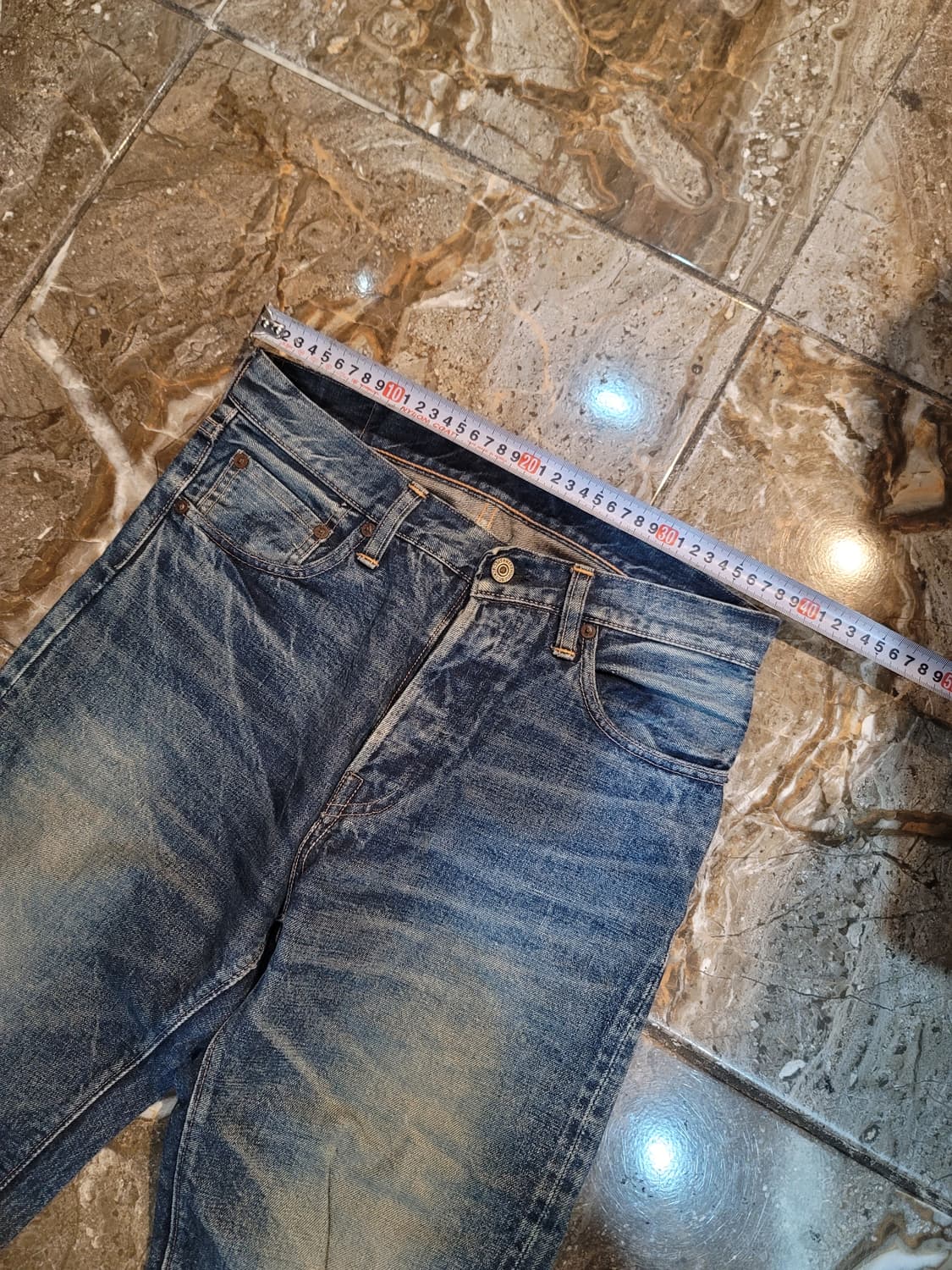 웨어하우스 셀비지 데님팬츠  상품이미지5