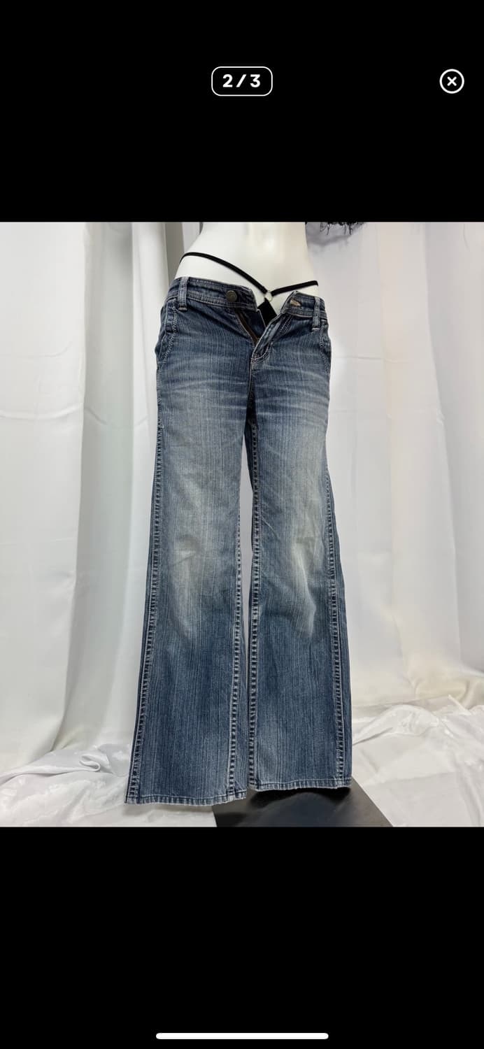 Printing denim pants  상품이미지2