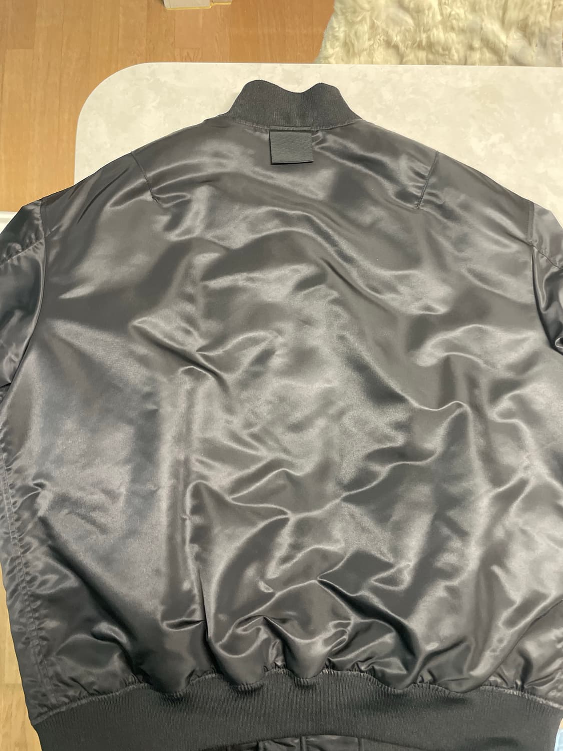 유니클로 질샌더 콜라보 +J MA-1 블랙 2XL 상품이미지3