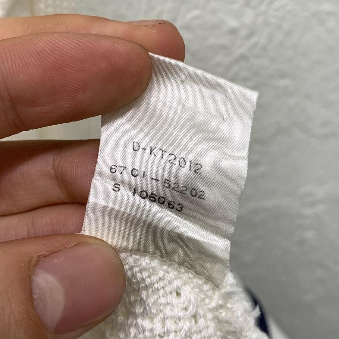 셀린느 화이트 로고 울 트위스트 니트 가디건 상품이미지7