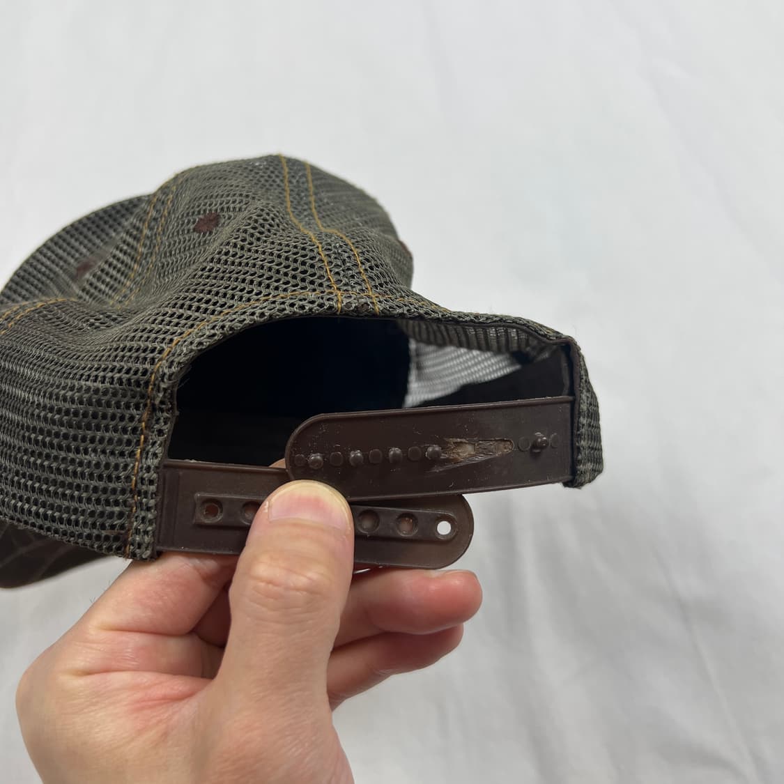 본더치 von dutch 로고 패치워크 메쉬 트러커 캡 모자 상품이미지5