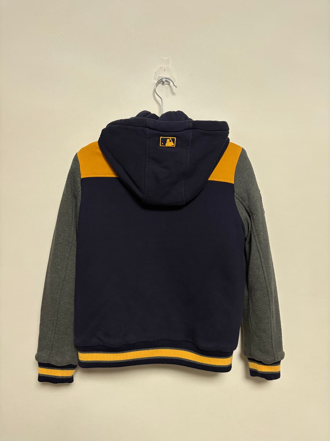 MLB 배색 누빔 바시티 자켓 (후드탈부착가능) 상품이미지6