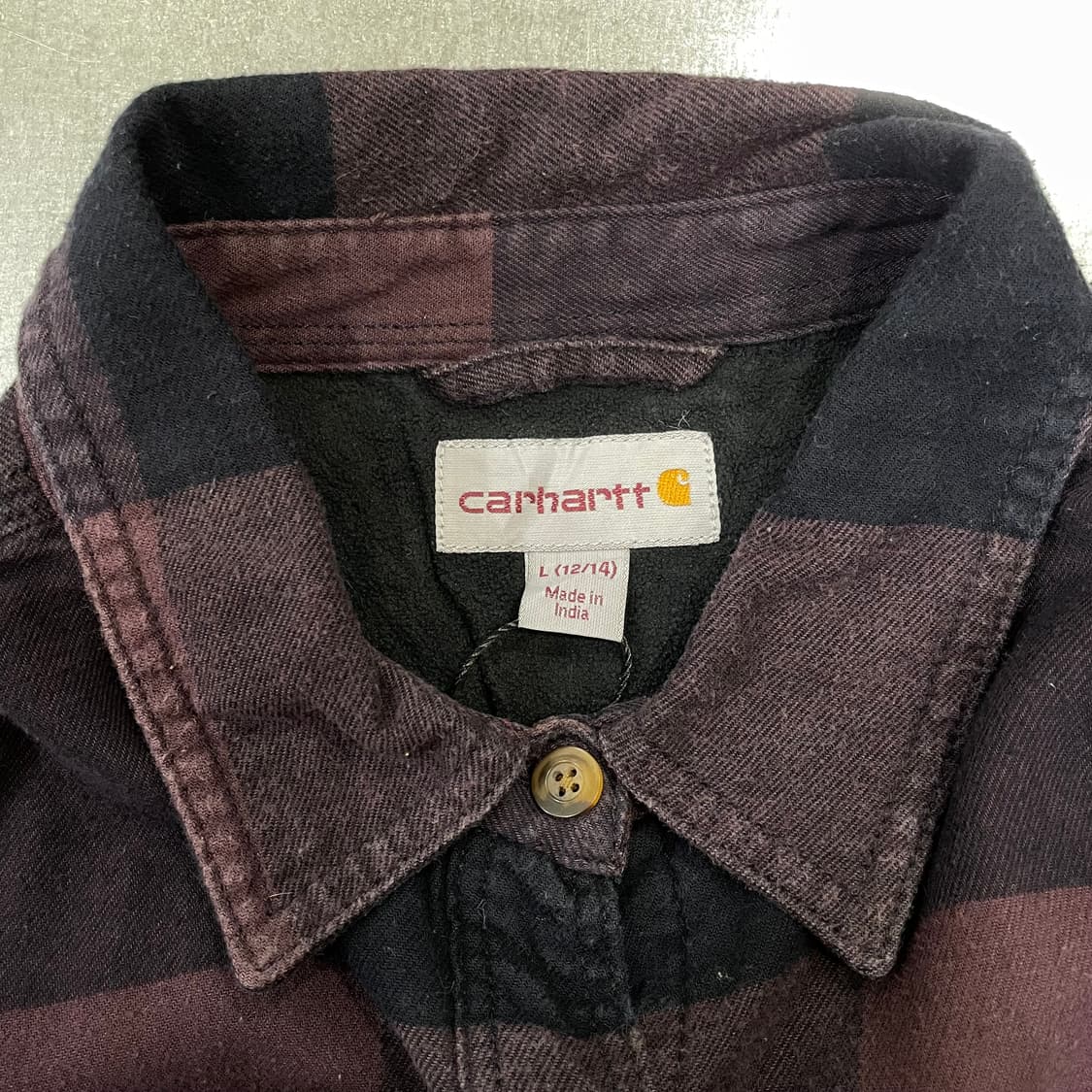 (L) Carhartt 칼하트 플란넬 체크 셔츠 상품이미지8
