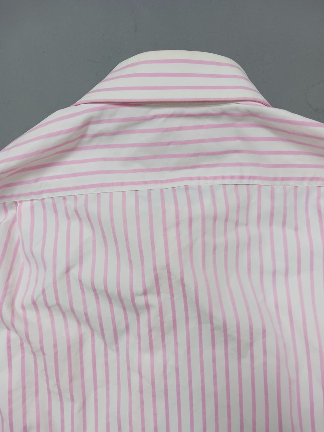 [2XL] 아베크롬비 앤 피치 머슬핏 핑크 스트라이프 셔츠 상품이미지9