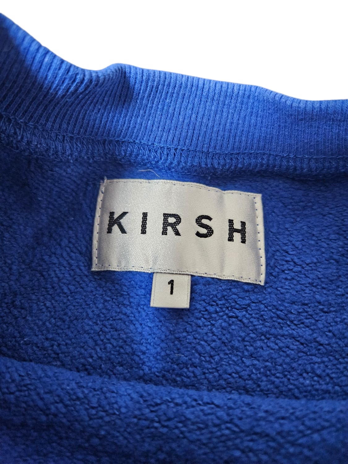 키르시 오버핏 블루 맨투맨 1사이즈 상품이미지2