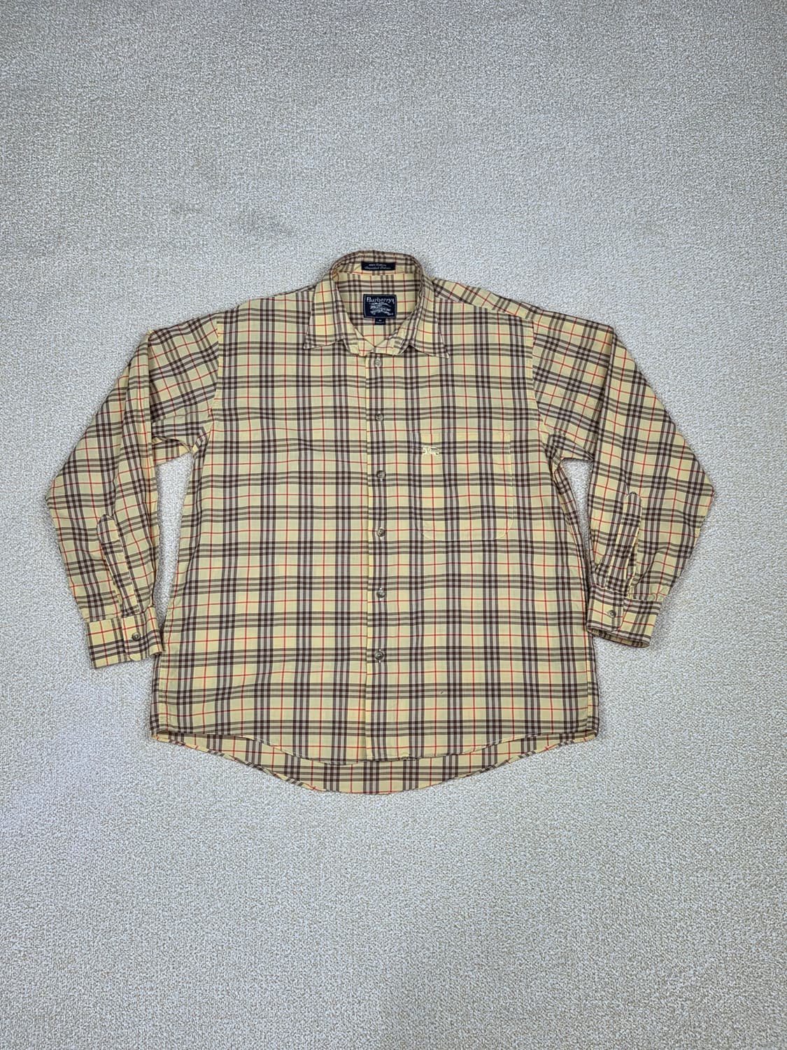 [버버리] 빈티지 노바체크 코튼 긴팔 셔츠 | S00112 상품이미지1