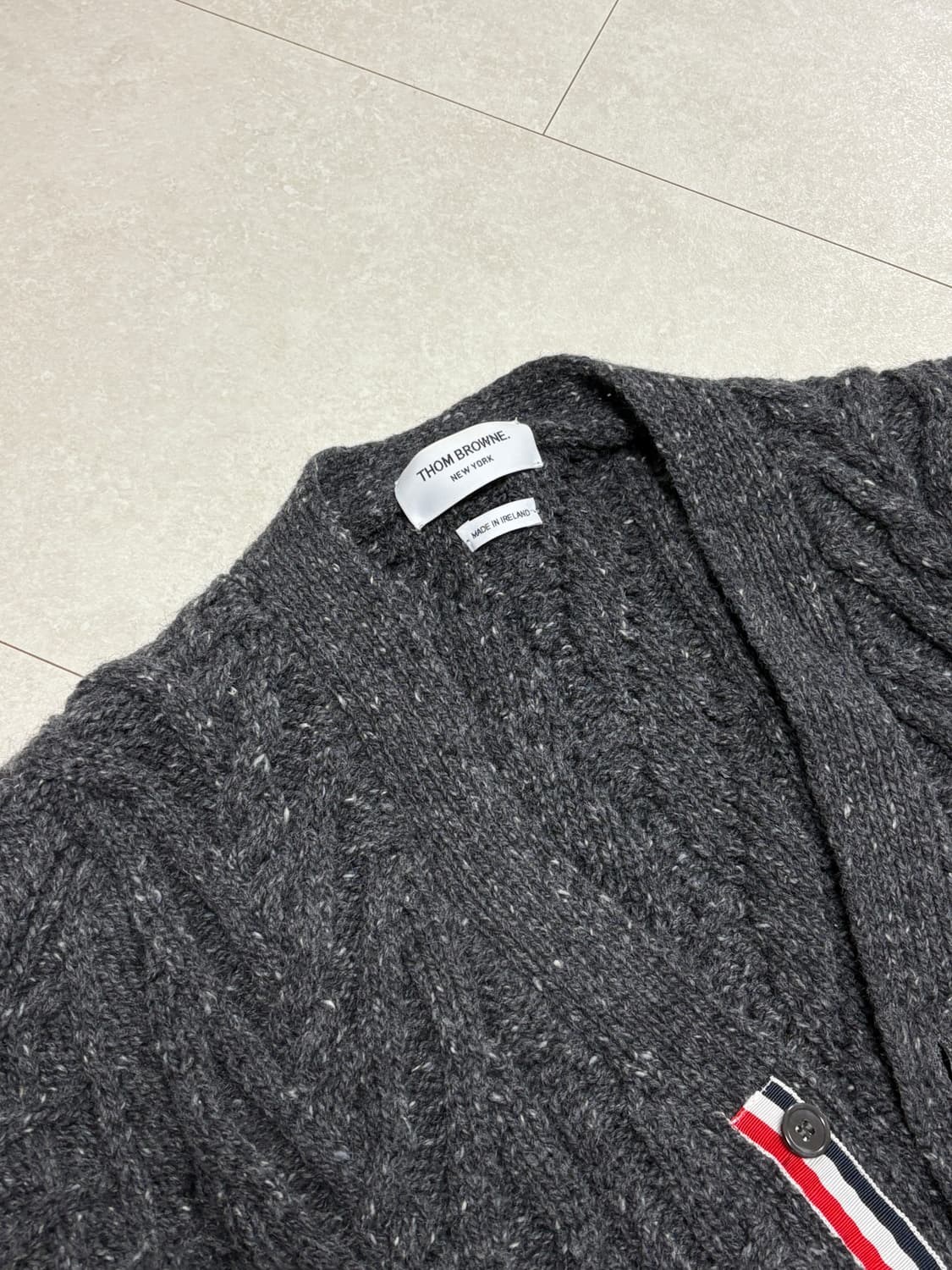 톰브라운 아란 케이블 가디건 (크롭) 상품이미지2