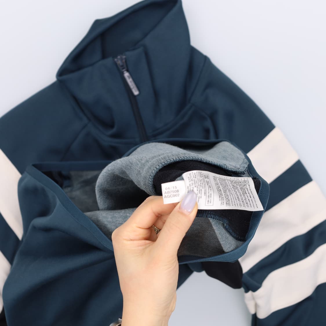 90 아디다스 여성 집업 저지 자켓 0326J 상품이미지4