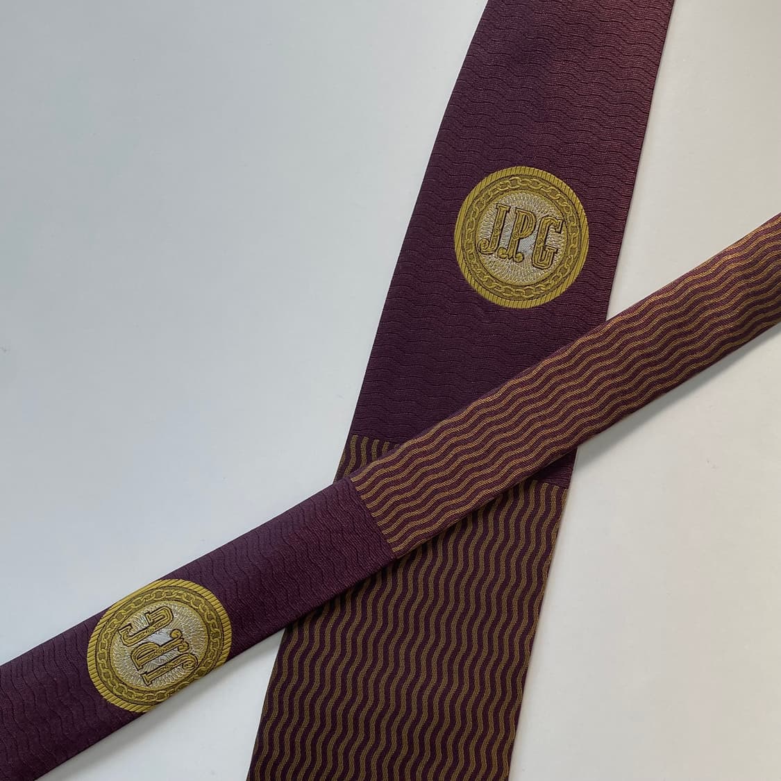 장폴고티에 Jean Paul Gaultier 로고  명품 정품넥타이 상품이미지3
