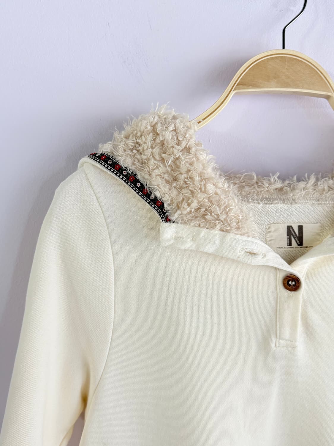 일본빈티지) 복슬 반팔후드 상품이미지3