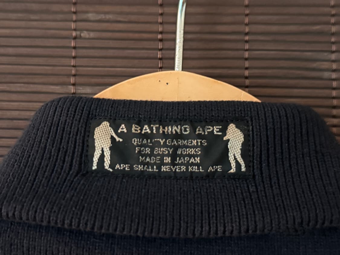 Bape Logo Varsity Jacket 베이프 바시티 자켓 상품이미지3
