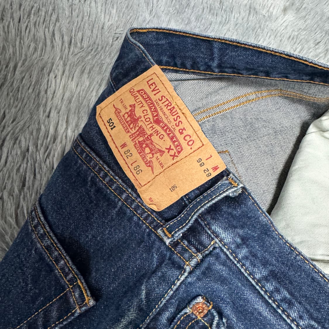00s 리바이스 501 W82 L86 (32x34) 사이즈 상품이미지4