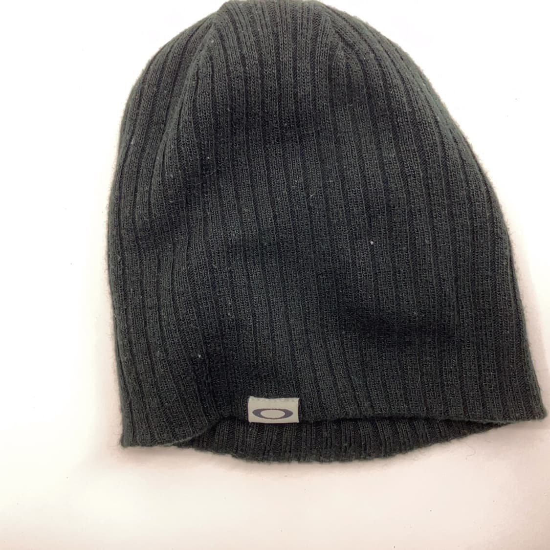 오클리 스트라이프 니트 비니 블랙 레드 상품이미지3