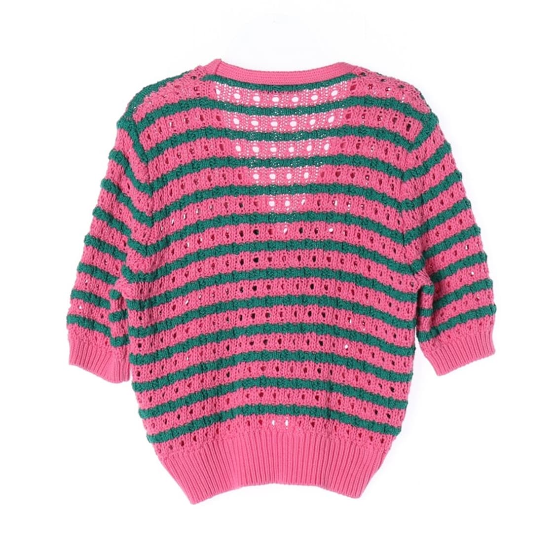 ZARA 스트라이프 크롭 니트 가디건 L 상품이미지2