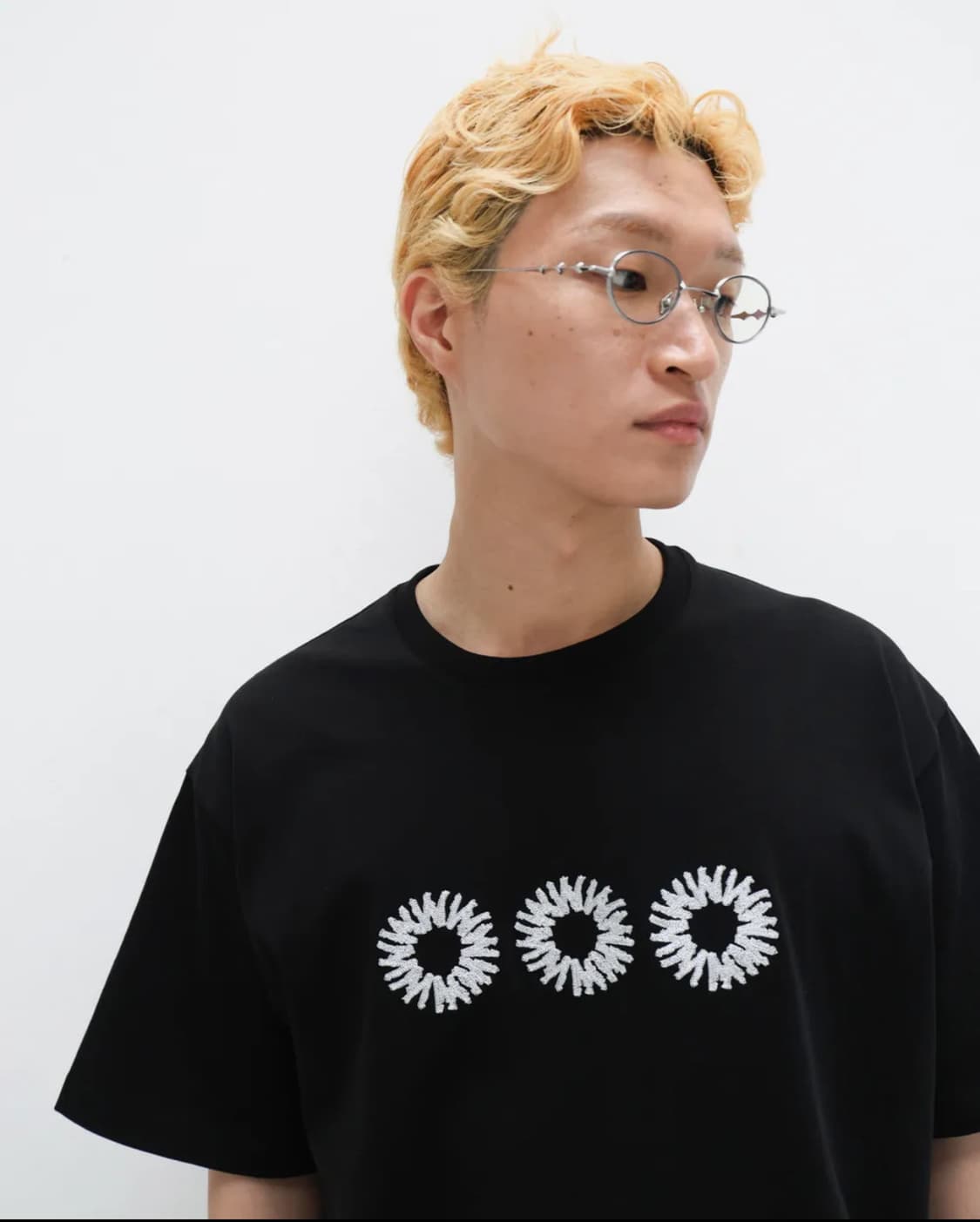 999휴머니티 evd 로고 하프티셔츠 블랙 1사이즈(s) 상품이미지2