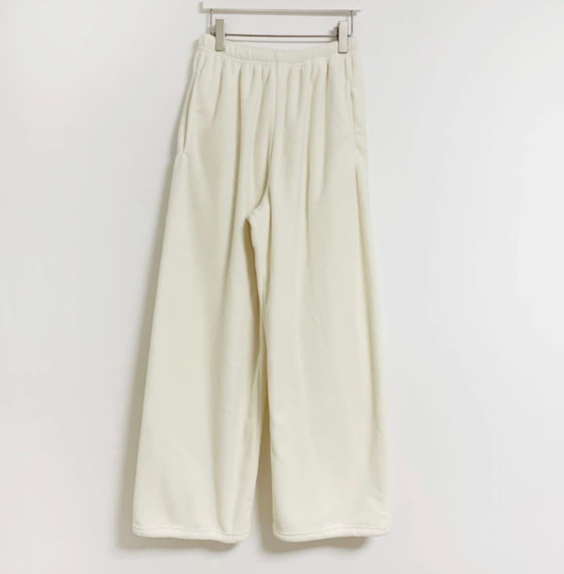 플라넬fllanel 플리스팬츠 아이보리 새상품 상품이미지8