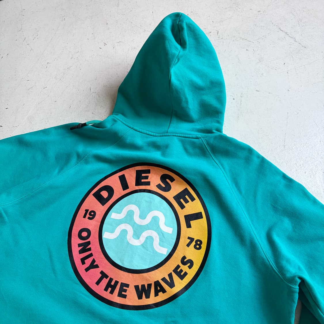 디젤 빈티지 레글런 후드집업 자켓 XL 상품이미지9