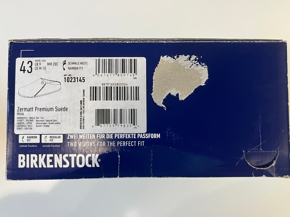 버켄스탁 체르마트 시어링 슬리퍼 43 밍크 (새상품) 상품이미지8