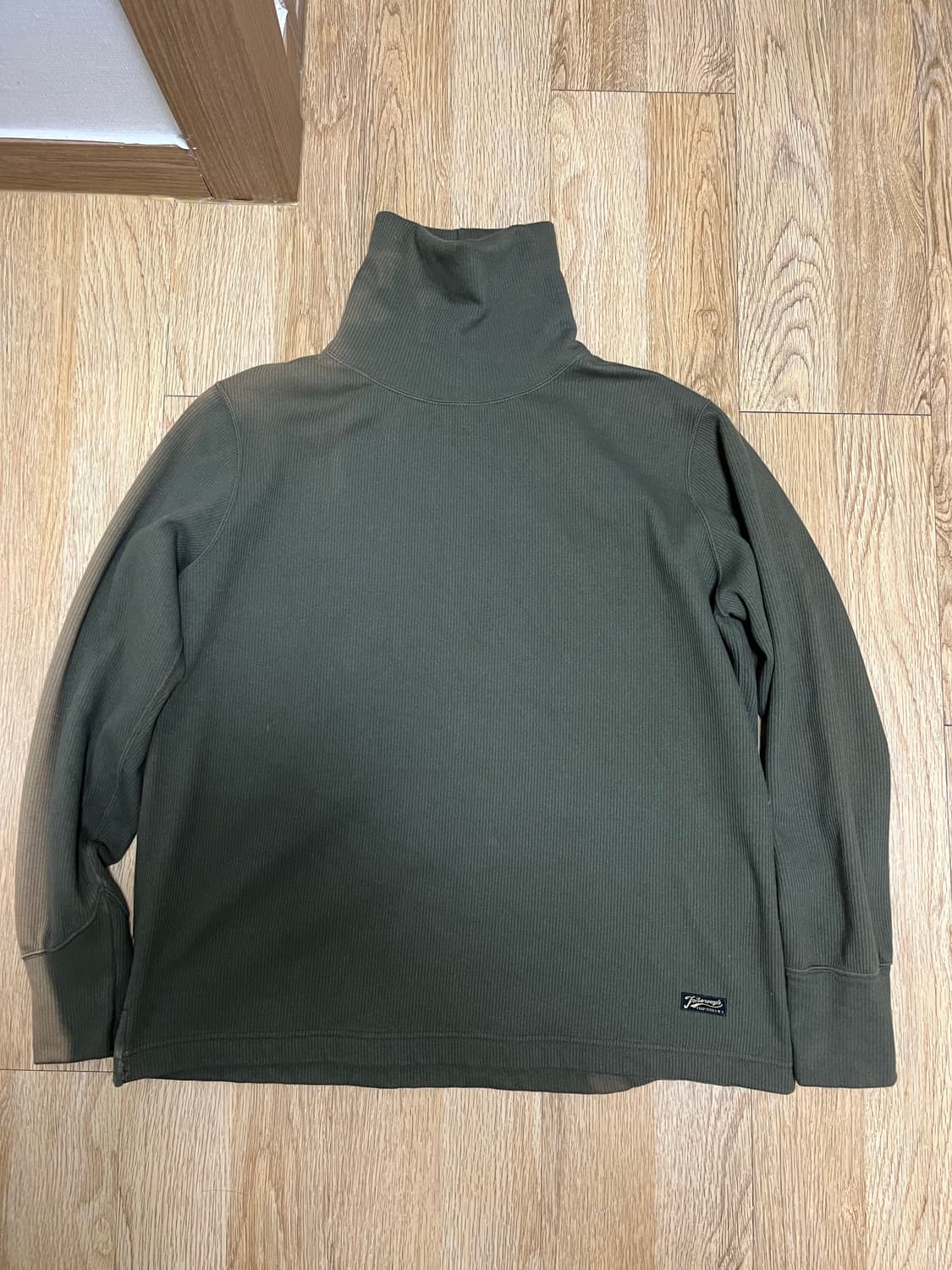 콜림보 써멀 터틀넥 니트 티셔츠 올리브 상품이미지2