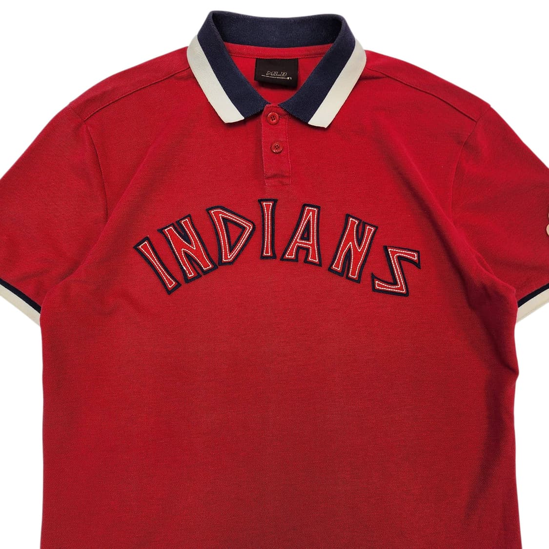 100 MLB INDIANS 피케 반팔 셔츠 상품이미지2