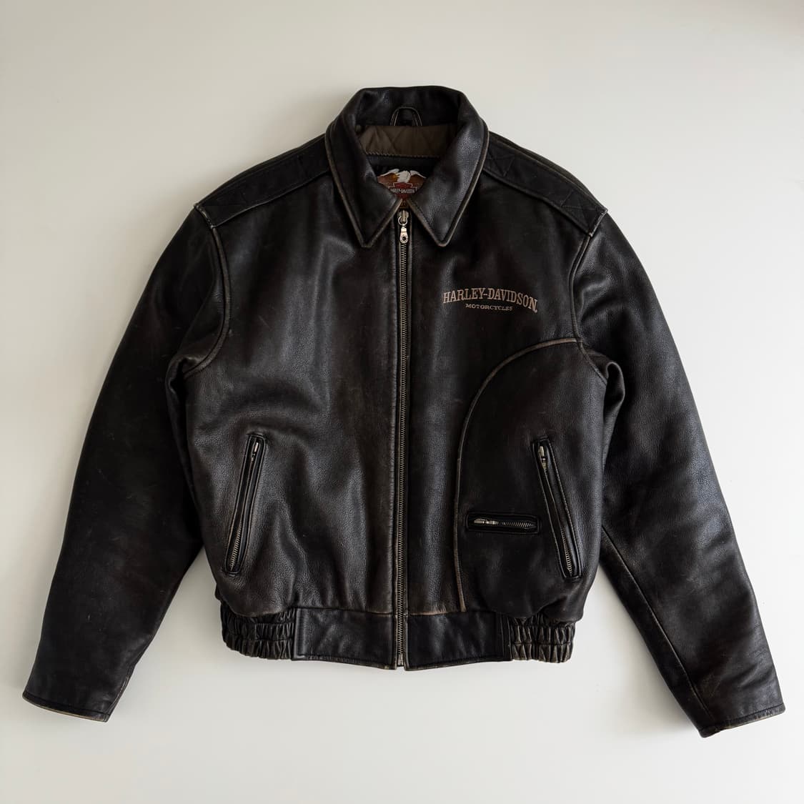 [L] 빈티지 할리데이비슨 가죽 자켓 상품이미지2