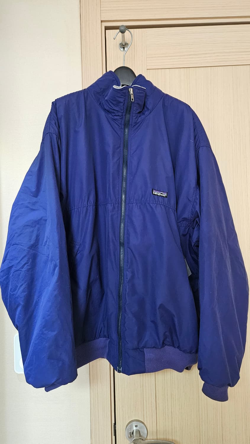 90s vtg 파타고니아 쉘드 신칠라 봄버자켓 퍼플 XXL 상품이미지1