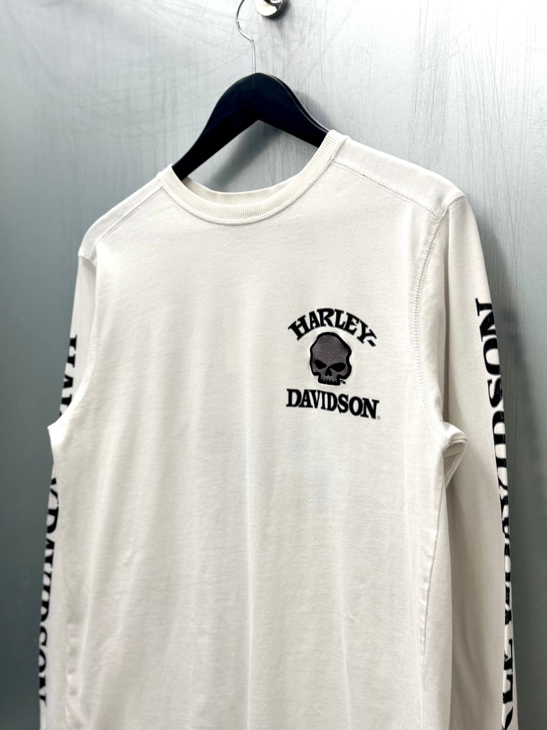 Harley Davidson 할리데이비슨 화이트 색상 윌리 G스컬 롱슬리 상품이미지4