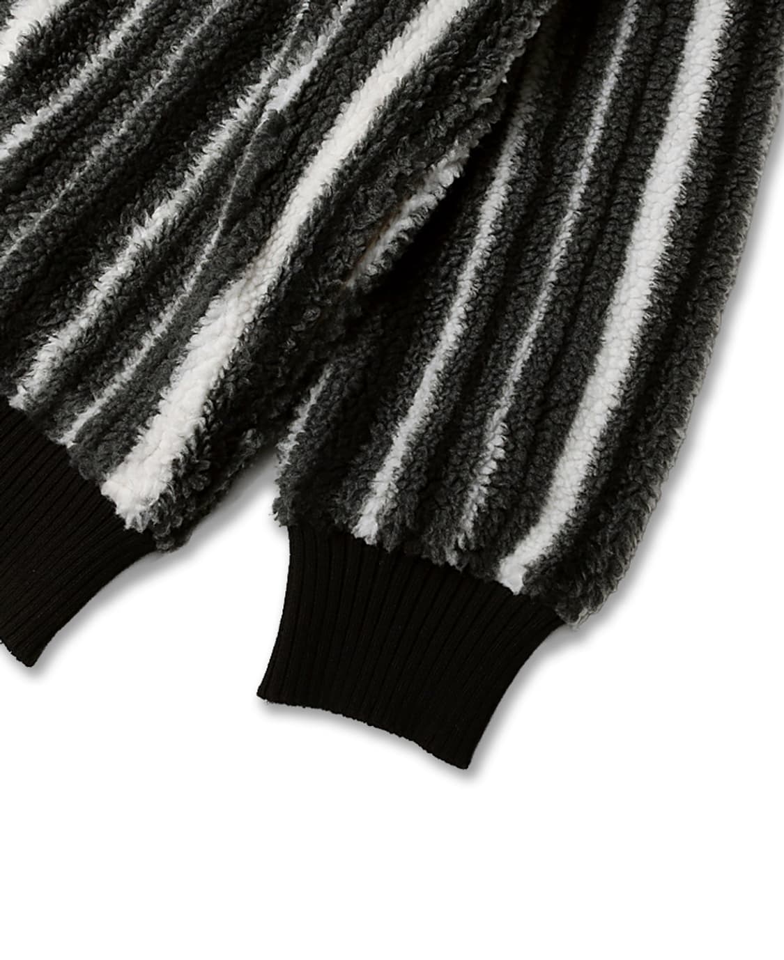 빔즈 플러스 [Beams +] 부클 스트라이프 브이넥 가디건 상품이미지5