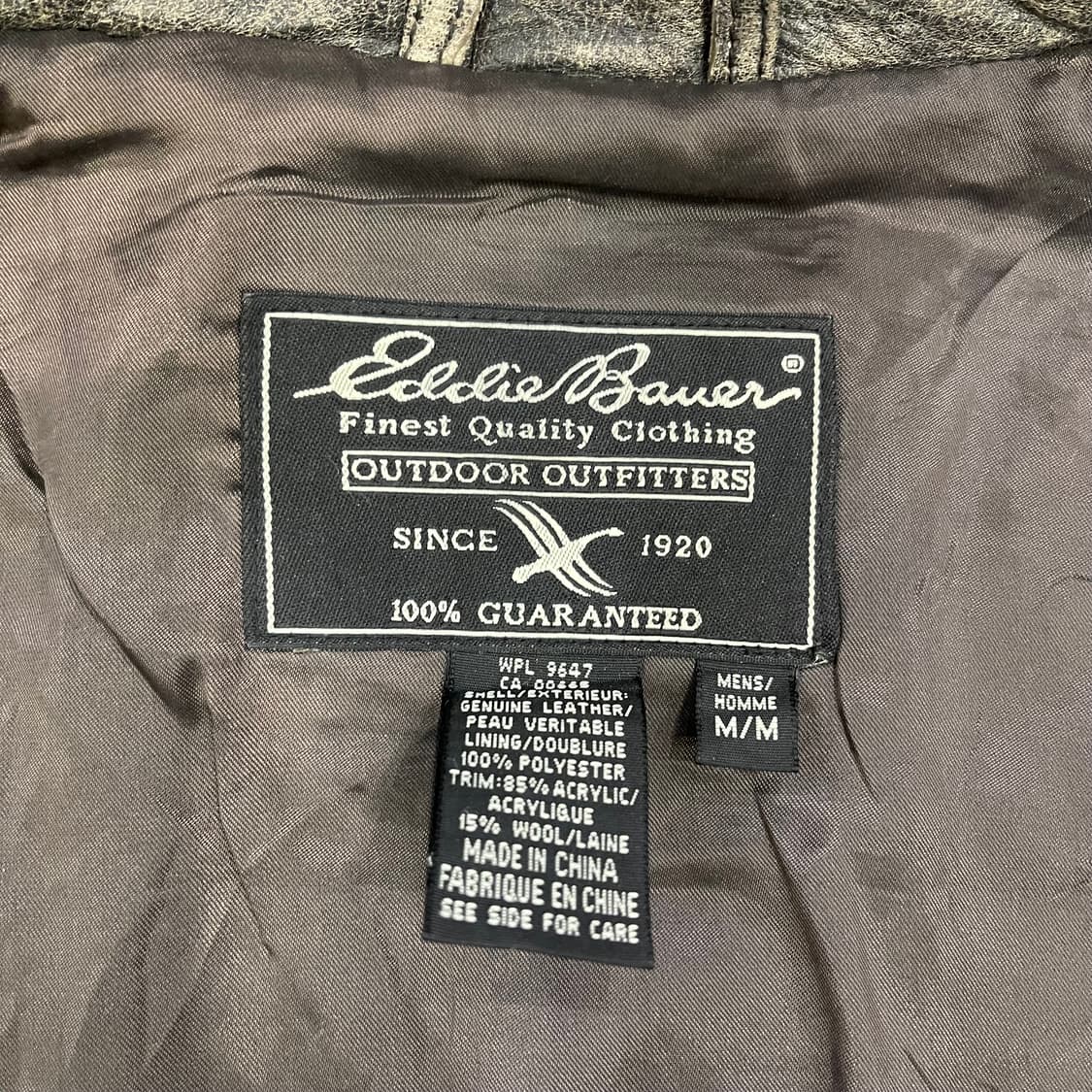 00's 빈티지 에디바우어 레더자켓 상품이미지5